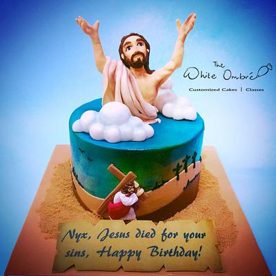 Jesus Saves - Cake by Nicholas Ang