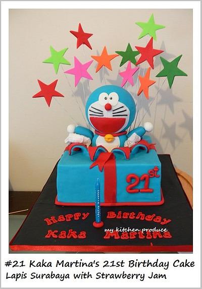 Doraemon exploding star cake - Cake by Linda Kurniawan