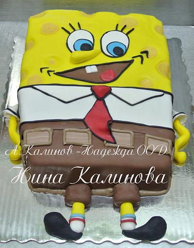 Spongebob cake - Cake by Nina Kalinova