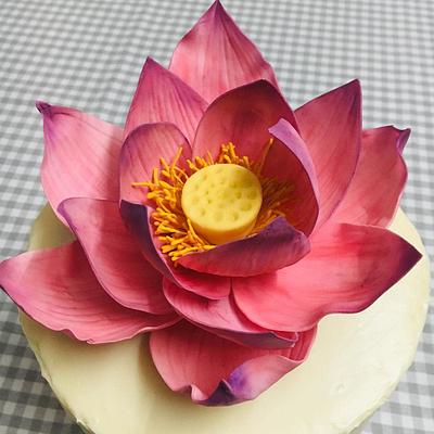 Lotus!!!! - Cake by Tina Avira Tharakan