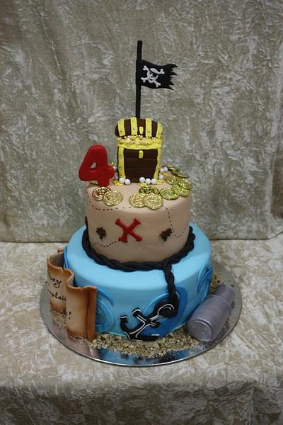 Pirate cake - Cake by The House of Cakes Dubai