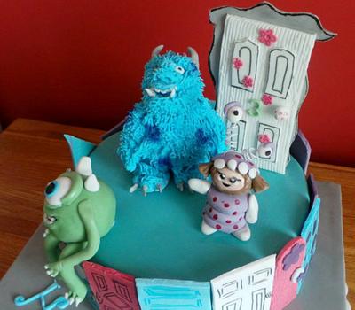 Monsters Inc - Cake by Jacqui's Cupcakes & Cakes