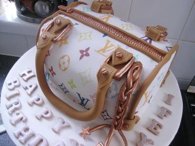 LV Handbag Cake - Cake by Sharon Castle