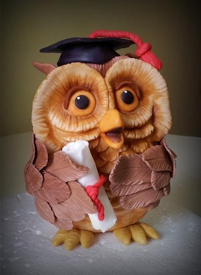 Owl Topper - Cake by giada