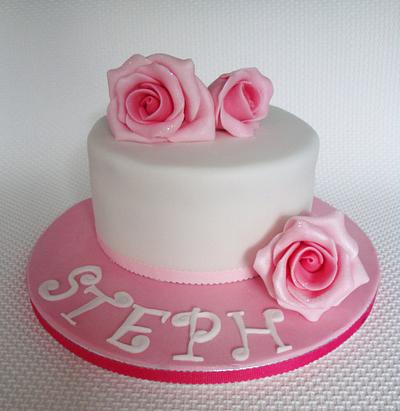 Pretty in Pink - Cake by Candy's Cupcakes