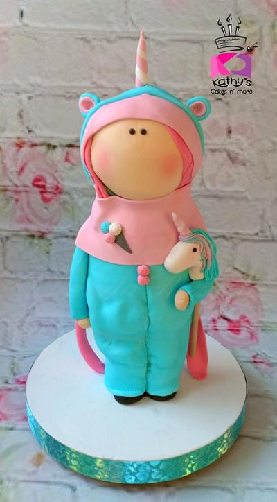 Unicorn Doll Cake - Cake by Chanda Rozario