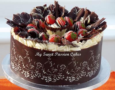 Chocolate cake ;) - Cake by Beata Khoo