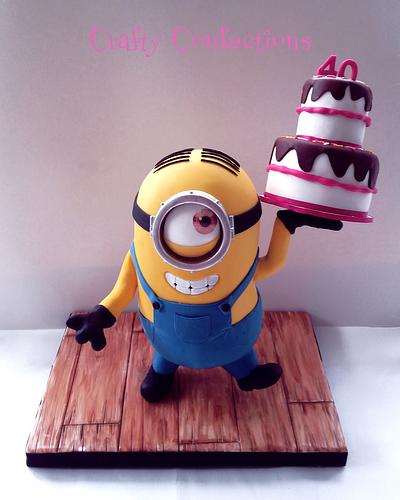 My 40th birthday Minion cake - Cake by Craftyconfections