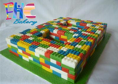 LEGO 8th Birthday Cake - Cake by The Faith, Hope and Charity Bakery
