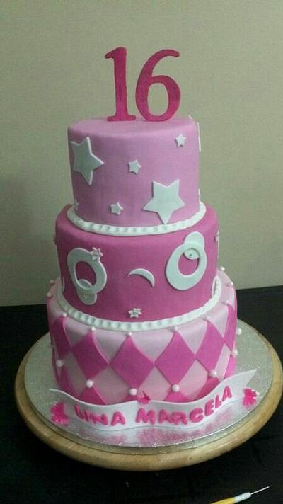 SWEET 16!!!!! - Cake by DeliciasGloria