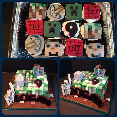 Minecraft cake - Cake by Sheri Hicks