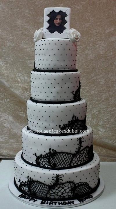 Lace cake - Cake by The House of Cakes Dubai