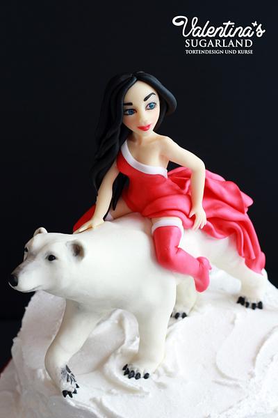 Anana and the Polar Bear - Cake by Valentina's Sugarland