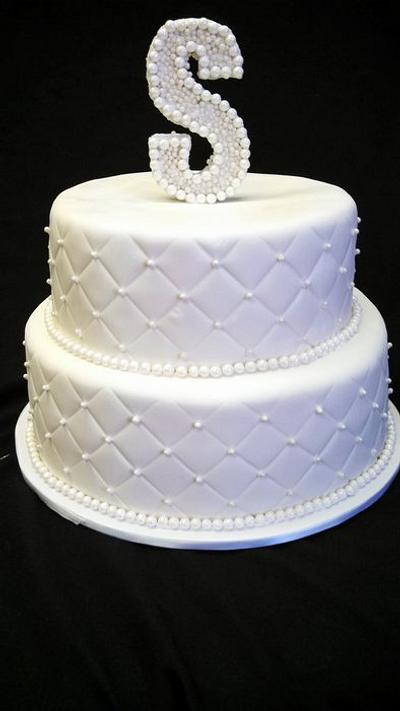 Diamonds and Pearls - Cake by Elyse Rosati
