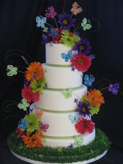 butterflies - Cake by cindy