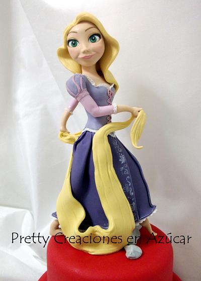 Rapunzel... mas de cerca.. - Cake by PrettyCreaciones