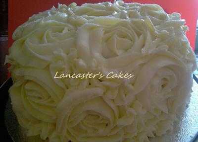 Rose cake - Cake by Lancasterscakes