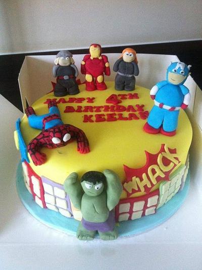 Avengers Cake  - Cake by Jodie Taylor