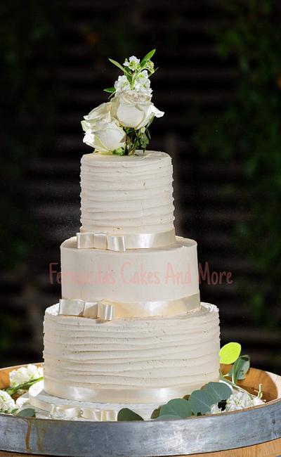 Wedding buttercream - Cake by Fernandas Cakes And More