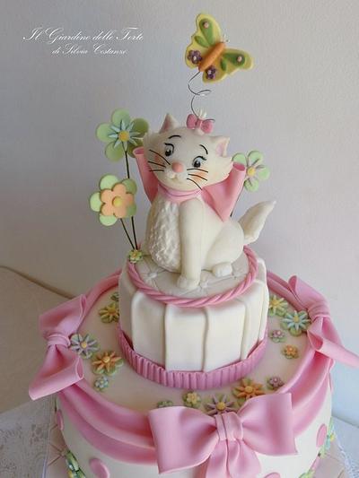 Marie, sweet kitty from Aristocats! - Cake by Silvia Costanzo