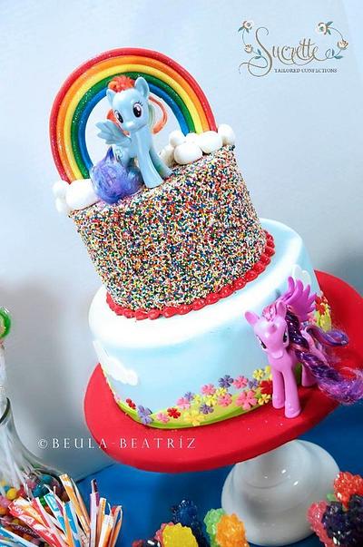 Rainbow Cake - Cake by Sucrette, Tailored Confections