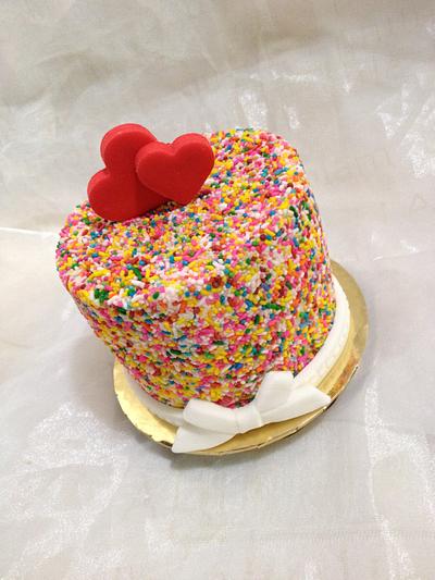 Sprinkles of love - Cake by TheCake by Mildred