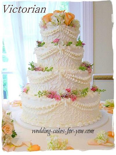 Victorian Wedding Cake - Cake by Wedding Cakes For You 