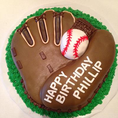 3D Baseball catchers mitt - Cake by Sweet Confections by Karen