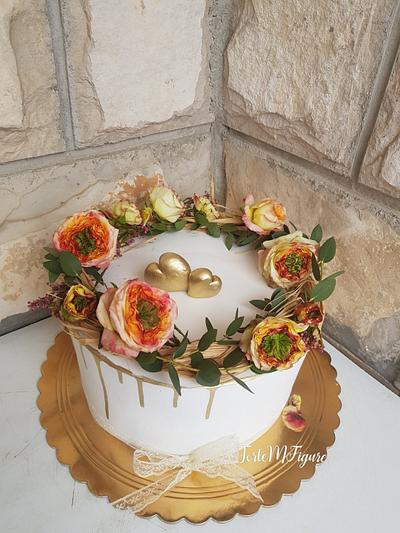 Flower cake - Cake by TorteMFigure