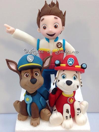 Paw Patrol Cake Toppers - Cake by Chicca D'Errico