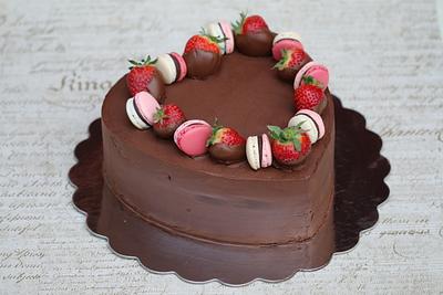heart cake :  - Cake by Lucya 