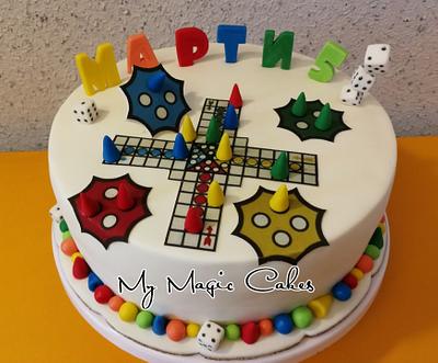 Ludo game cake for Marty - Cake by My Magic Cakes 