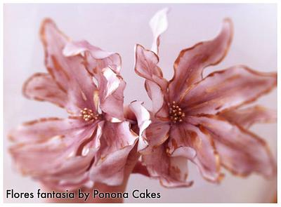 fantasy flowers - Cake by Ponona Cakes - Elena Ballesteros