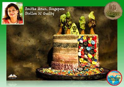 ACTS of GREEN COLLABORATION 2016 - 'REFUSE RECYCLE. REFUSE N DIE!' - Cake by Smitha Arun