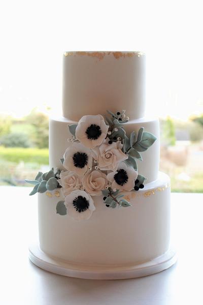 Winter Wedding Cake - Cake by Cherish Cakes by Katherine Edwards