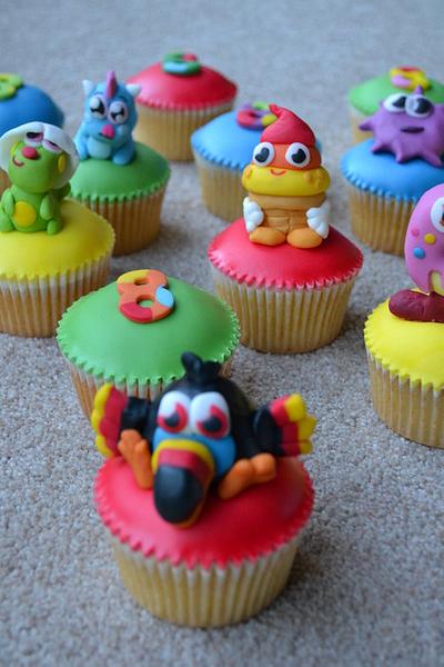 Moshi monster cupcakes (moshlings!!) - Cake by Daisy cakes by Sarah