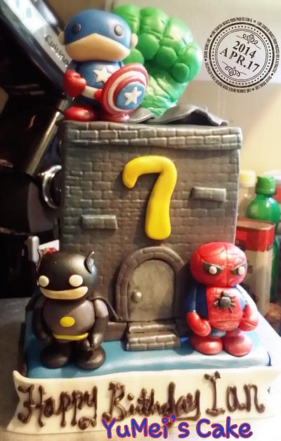 Super hero cake  - Cake by YuMei
