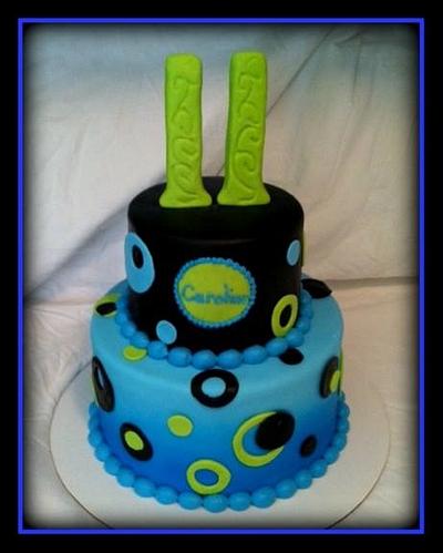 Funky Circles Birthday Cakes - Cake by Angel Rushing