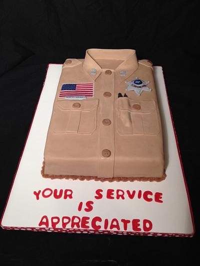 Sheriff Deupty Shirt - Cake by HOPE