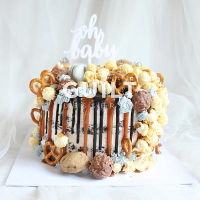 Naked Drip Cake - Cake by Guilt Desserts