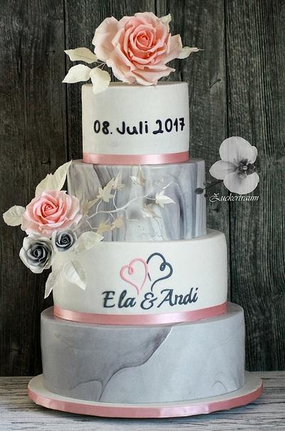 My First Wedding Cake - Cake by Zuckertraum