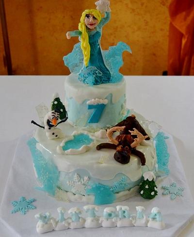 Frozen - Cake by lupi67