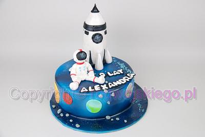 Rocket Astronaut Nasa Cake  / Tort rakieta atronauta wszechświat - Cake by Edyta rogwojskiego.pl