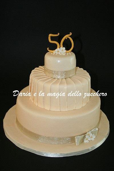 50 wedding anniversary - Cake by Daria Albanese