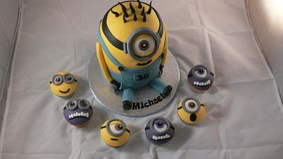 Big Minion, little minions - Cake by For the love of cake (Laylah Moore)
