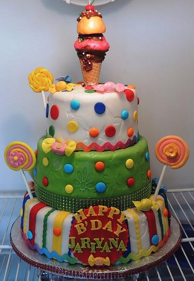 Candy Cake - Cake by Fun Fiesta Cakes  