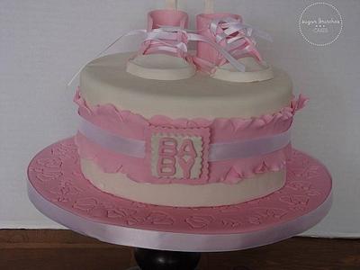 Pretty In Pink - Cake by SugarBritchesCakes