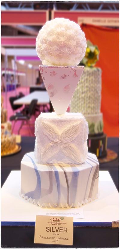 Geometric Wedding Cake  - Cake by Sylwia Jozwiak