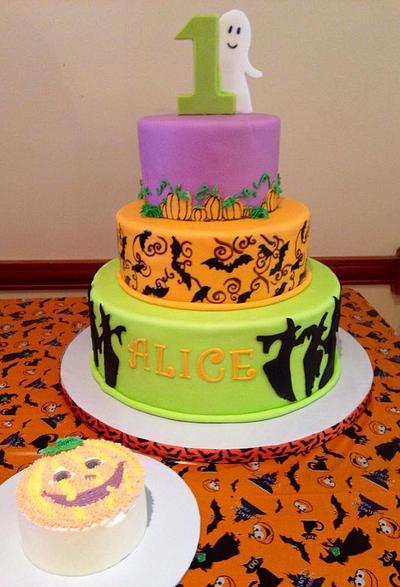 Halloween 1st Birthday - Cake by Jen