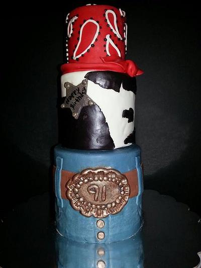 Cowboy cake - Cake by Norma Angelica Garcia